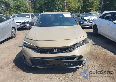 2025 Honda Civic Sport из США, поврежденный, VIN 19XFL2H87SE003740